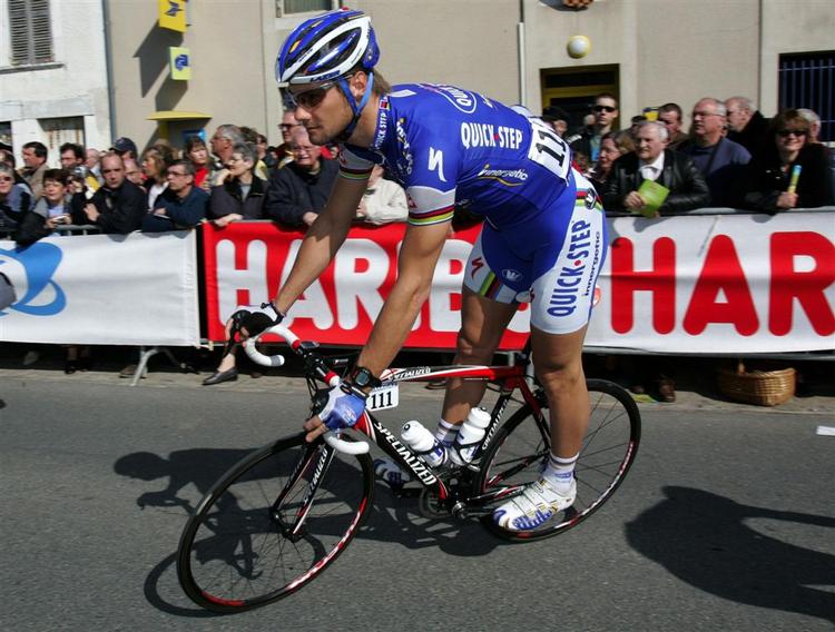 Tom Boonen ses her ved starten på Paris-Nice 13. marts. 