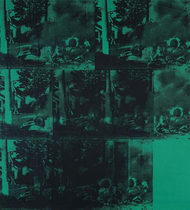Green Car Crash af Andy Warhol er netop blevet solgt for 393 millioner kr. 
