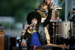 Lauryn Hill spiller i København nøjagtig to år efter hun sidst gæstede byen. Her ses R&amp;B-dronningen på Havnescenen i juli 2005. 