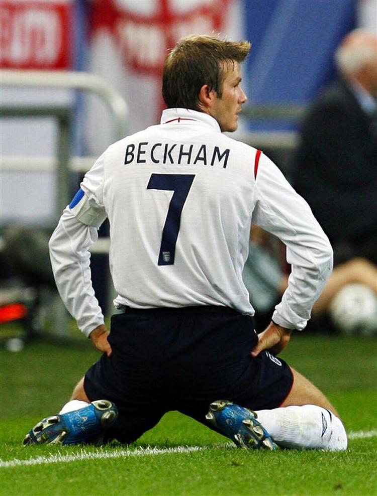 David Beckham har ikke spillet for det engelske landshold, siden holdet blev spillet ud af VM i 2006. 