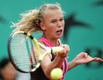 Wozniacki var godt med i opgøret mod franske Dechy, men i 3. sæt slap kræfterne op. 