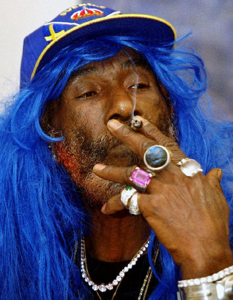 En skør, skør verden. Dub musikkens grand old og gale mand, Lee ’Scratch’ Perry, indtager årets Roskilde Festival sammen med de store jamaicanske reggaenavne The Congos og Anthony B. Arkivfoto: Thomas Willman