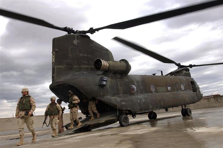 Endnu en CH-47 Chinook-helikopter er styrtet ned i Afghanistan. 