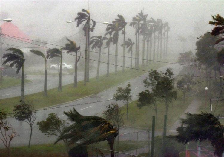 Amerikanerne er ikke klar til orkansæsonen. Her er det fra Bahamas. 