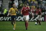 Fredrik Ljungberg og Jesper Grønkjær har spillet mod hinanden både under EM og i den engelske Premier League, når der var Londonopgør mellem Arsenal og Chelsea. 