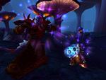Gamerne kæmper blandt andet i Warcraft III. På billedet er dog en karakter i onlinespillet World of Warcraft. 