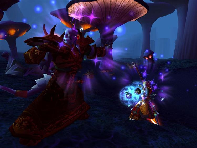 Gamerne kæmper blandt andet i Warcraft III. På billedet er dog en karakter i onlinespillet World of Warcraft. 