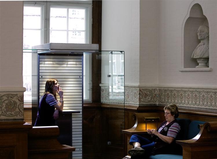 Rygeboks på Christiansborg. 