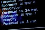 Kraftige forsinkelser har drillet togpassagererne hele dagen. 