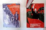 Vægudsmykning i kommunistpartiet KPiDs  hovedkvarter i København. 