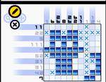 Gåderne i ’Picross DS’ svinger fra simple 5 x 5-regneark til 15 x 15 eller større, hvor man skal zoome ind og ud for at få overblikket. 
