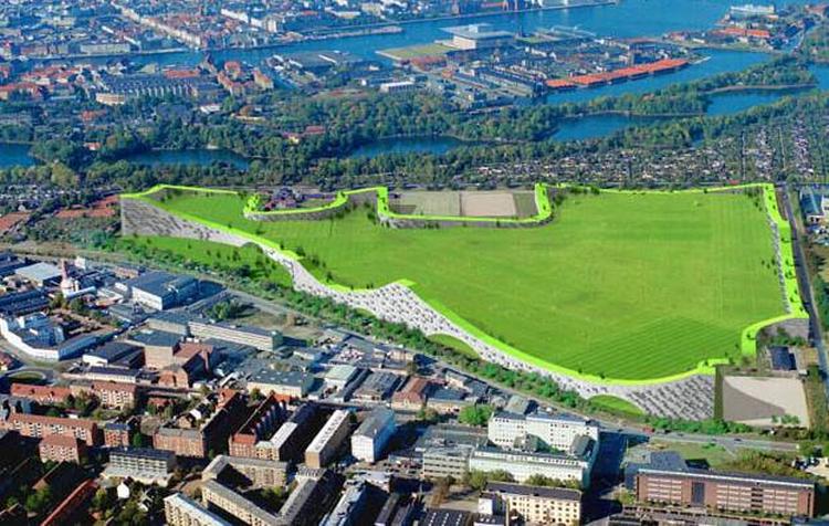 Sådan kan det kommende byggeri i Kløvermarken komme til at se ud ifølge et projekt fra arkitekten Bjarke Ingels. 