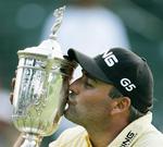 Argentineren Angel Cabrera var ikke til at skyde igennem efter triumfen i US Open. 
