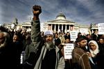 Demonstration i London mod muhammedtegningerne 
