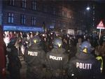 22 aktivister blev anholdt under to besættelser af Faderhusets forhenværende hovedkvarter i Griffenfeldtsgade på Nørrebro i København. 