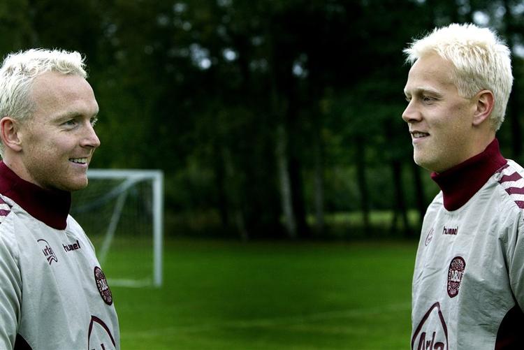Peter Skov-Jensen (t.v) og Jimmi Nielsen er blandt de ti målmænd. 