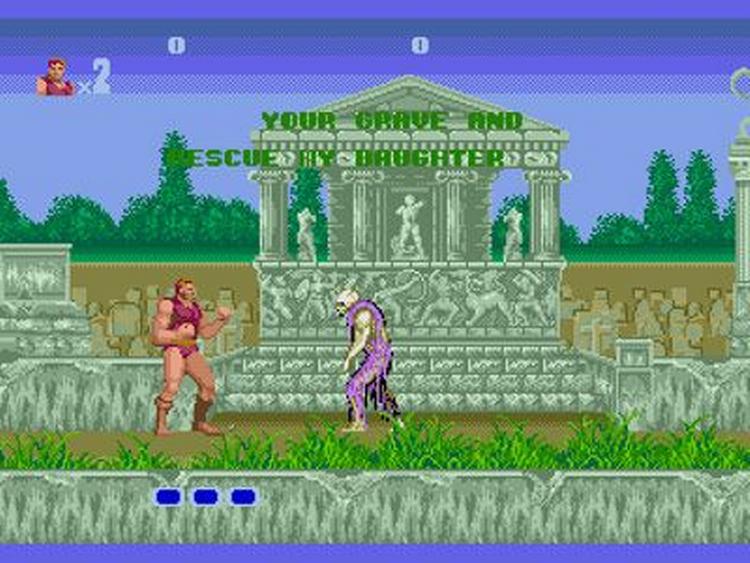 At tæve monstre til støv har aldrig været så kedeligt som i 'Altered Beast'. 