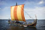 Havhingsten ved en prøvesejlads på Roskilde Fjord for en lille måned siden. 
