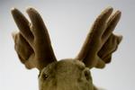 Bortset fra dengang en svensk elg svømmede til Sjælland og mødte sit endeligt under et tog, så er de eneste elge i Danmark lavet af plyds som denne eller af andre kunstige materialer. Men det ser Danmarks Naturfredningsforening gerne lavet om på. 