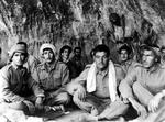 En samling arabere under anlager for spionage fanget i Chami Razan i Kurdistan. 