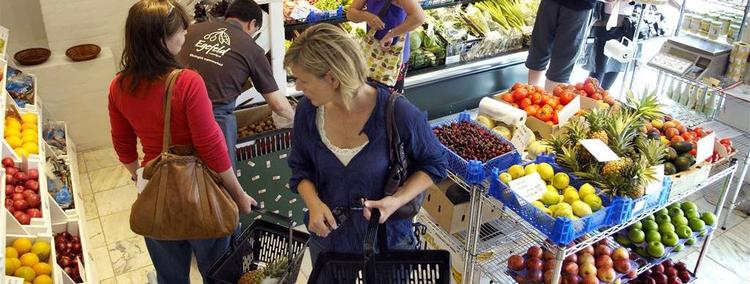 Vil du slippe for selv at gå i butikker, er det billigere at få dagligvarer bragt ud fra almindelige butikker end fra internetbutikker som Aarstiderne. 