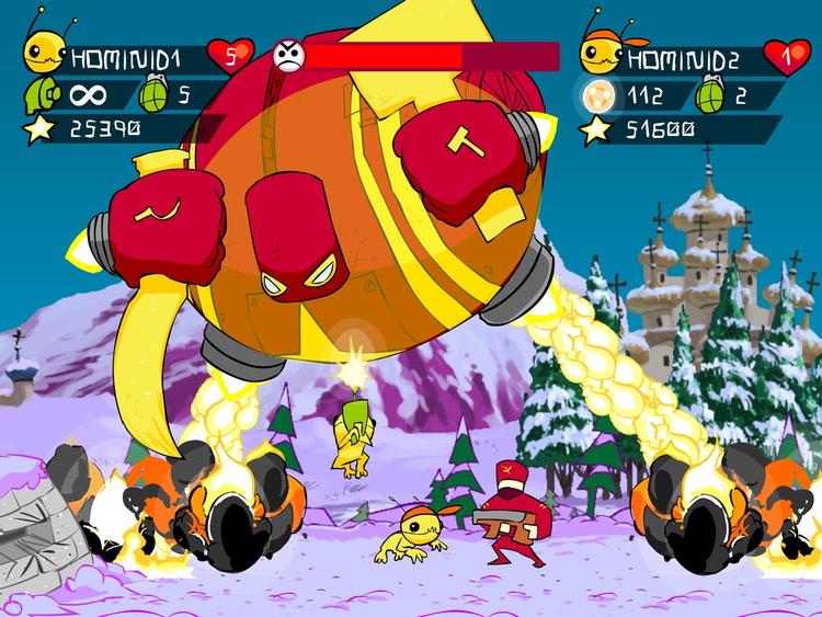 'Alien Hominid HD' og 'Geometry Wars HD' (herunder) er blandt perlerne på Xbox 360s online-butik Xbox Live Arcade. 