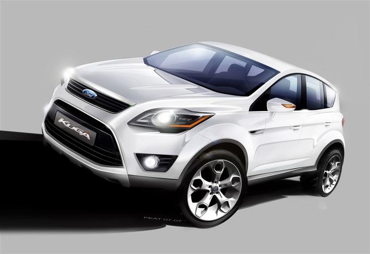 Ford Kuga dukker op til foråret. Pris og tekniske detaljer er endnu ukendte. 