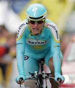 Vinokourov vandt dagens enkeltstart i suveræn stil. 