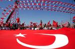 Demonstration i Istanbul i går. 