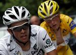 Makkerpar. Contador og Rasmussen forenede kræfterne for at smadre konkurrenterne. 