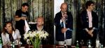 På Sticks'n Sushi i Nansensgade forsøgte to såkaldte 'sake-sommelierer' fra det japanske luksusbryggeri Masumi at lære de fremmødte europæere at drikke japansk nationaldrik. Foto: Peter Hove Olesen 