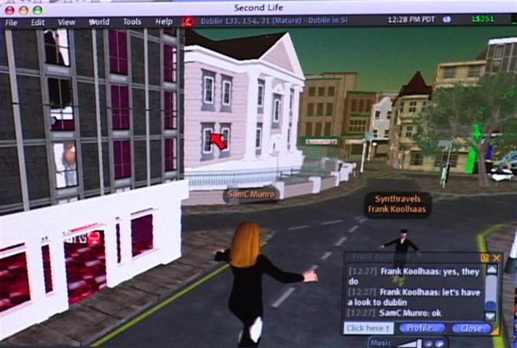 Billede fra Second Life. 
