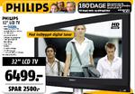 bilka philips 32 fladskærms tv
