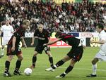 Dadu scorer det forløsende sejrsmål for FC Midtjylland. 