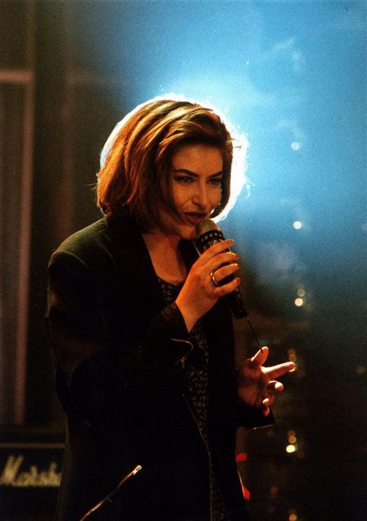 80'er-bandet Dodo and the Dodo's har vundet en principiel sejr over pladeselskabet Sony BMG. Her er det forsanger Maria Charlotte Gad ved Grammy festen i 1993 . 