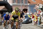 Michael Berling, her i front under Post Danmark Rundt for nylig, kom alene til mål i Fyen Rundt. 