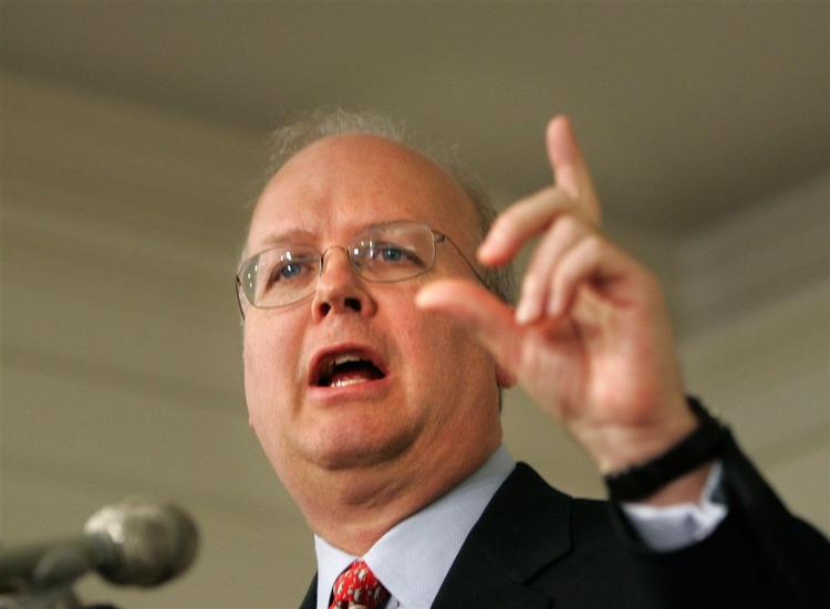 Karl Rove træder tilbage. 