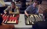 Situation fra en backgammon turnering på Hotel SAS Scandinavia i København. 
