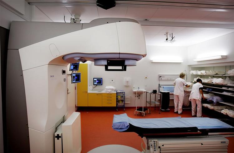 Strålekanon til kræftbehandling på Antssygehuset i Herlev. 