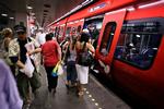 Nedfalden køreledning på Nørreport Station