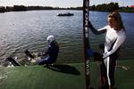 June Fladborg smadrede sin ene ski i første finalespring, men kom stærkt tilbage og blev nummer fire ved VM. 