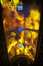 Københavns Domkirke i flammer