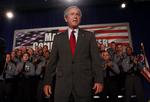 Den amerikanske præsident George W. Bush efter en tale om Patriot Act i 2005. 