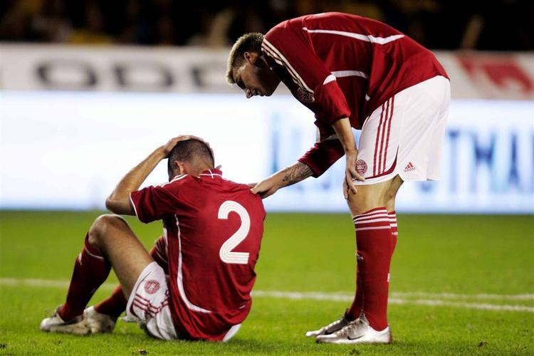Leon Andreassen fik et gok i nødden, men var en af de bedste danskere mod Sverige. 