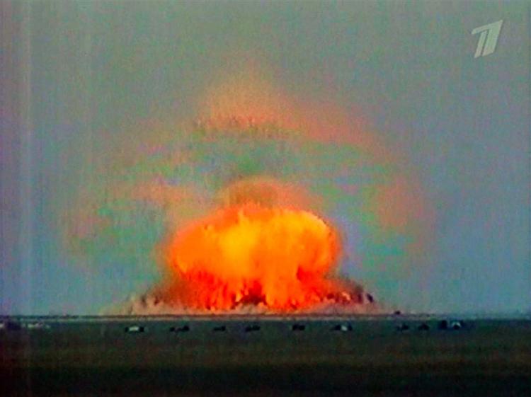 Russerne mener, at en ny vakuum-bombe kan sammenlignes med en atombombe i styrke. 