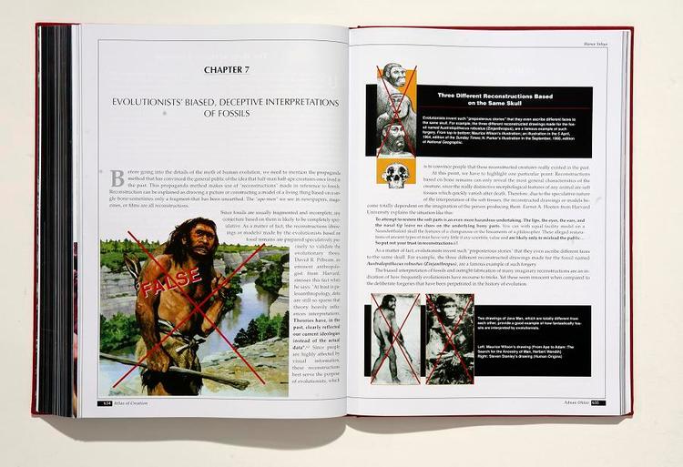 Bogen "Atlas of Creation" er en muslimsk Darwin kritik, og er næppe farlig. 
