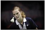 Tine Rasmussen vandt i en tæt kamp over den topseedede kineser ved Japan Open. 