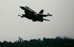En israelsk F-16 jager. Arkivfoto. 