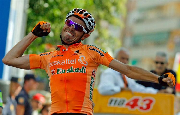 Samuel Sanchez kørte sejren hjem på 15. etape af Vuelta a Espana. 