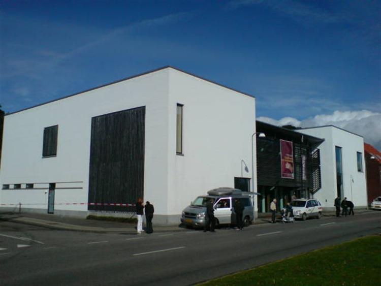 Museet i Jelling, hvorfra Guldhornene blev stjålet. 